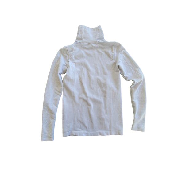 Athleta Flurry Blizzard Rib Turtleneck Long Sleeve Base Layer Thermal Top SZ M - Picture 4 of 6
